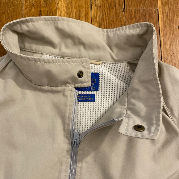 Pendleton Country Traditionals Windbreaker Jacket Full Zip Vented Beige Mens L - Picture 3 of 16